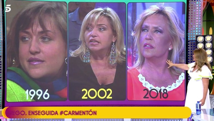 La evolución de Lydia Lozano / Foto: Telecinco.es