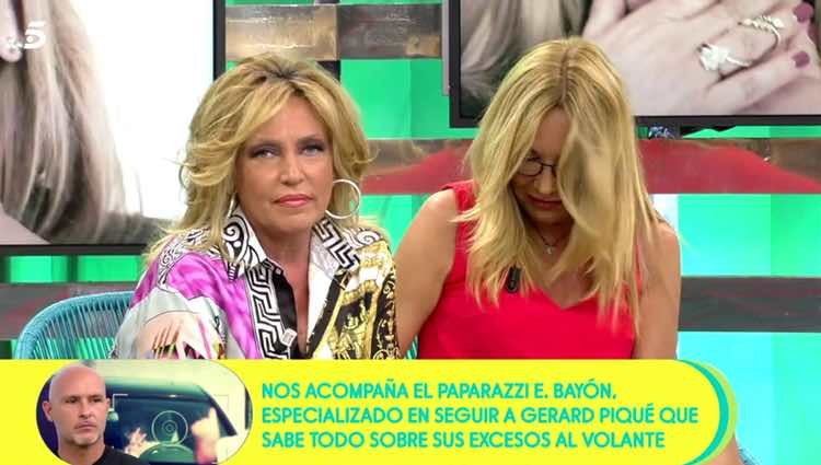La cara de Lydia Lozano con el zasca de Carmen Borrego / Telecinco.es