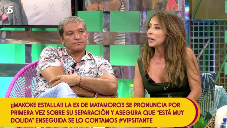 María Patiño hablando del divorcio de Matamoros y Makoke / Foto: Telecinco.es