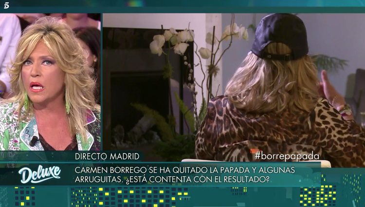 Carmen Borrego dejó a sus compañeros sin palabras / FOTO: Telecinco