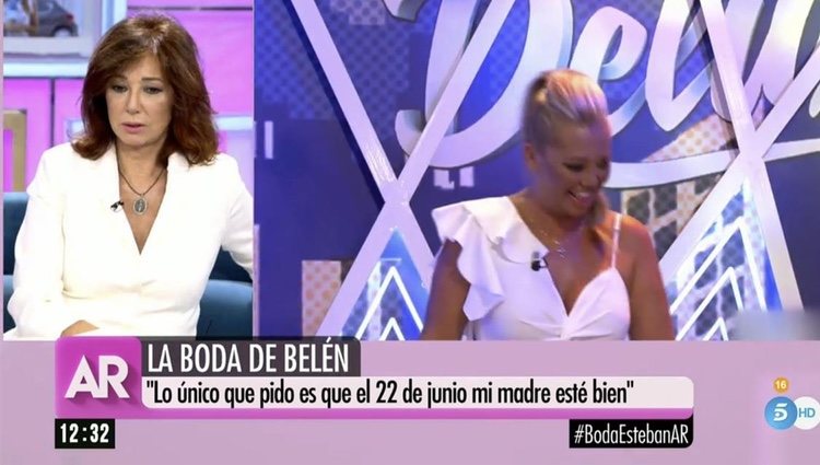 Ana Rosa Quintana hablando de Belén Esteban / Foto: telecinco.es