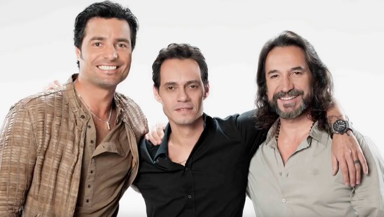 Marc Anthony, Marco Antonio Solís y Chayanne / Youtube.com 