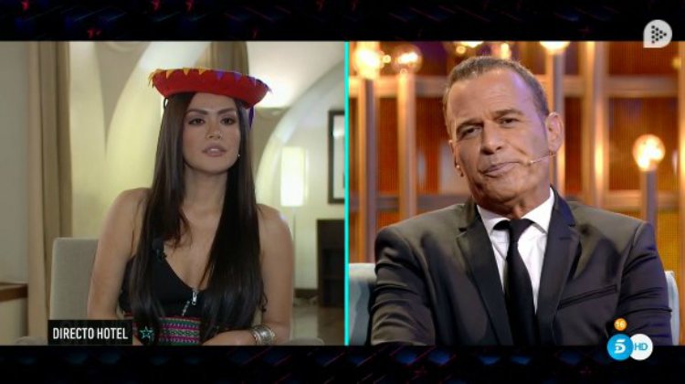 Miriam Saavedra habla con Carlos Lozano tras su confirmación como concursante | telecinco.es