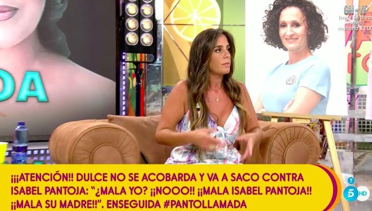 Anabel Pantoja hablando sobre su tía / Foto: telecinco.es