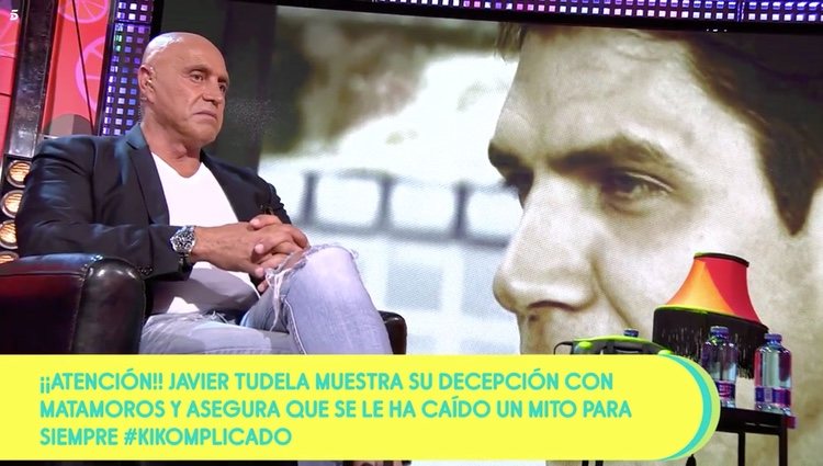 Kiko Matamoros hablando de su hijo en 'Sálvame' / Telecinco.es