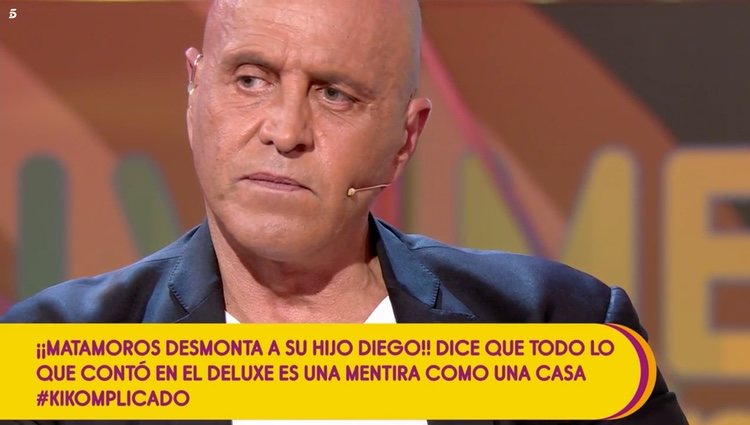 Kiko Matamoros, destrozado por su enfrentamiento con su hijo / Telecinco.es