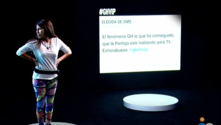 Chabelita Pantoja en 'la sala del más allá' de 'Gran Hermano VIP' / Telecinco.es