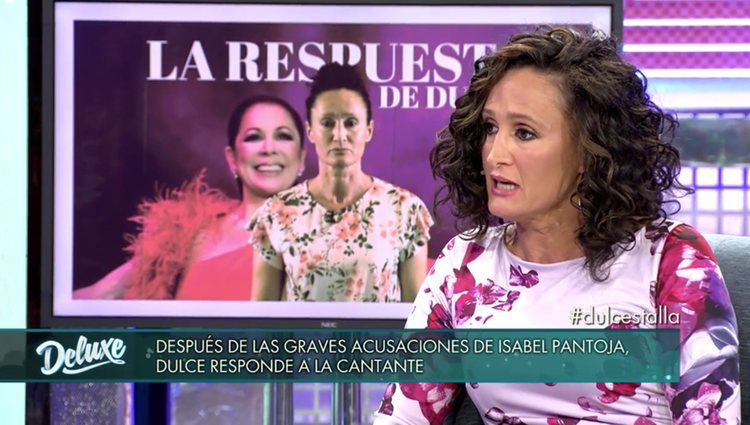 Dulce respondió a Isabel Pantoja en 'Sábado Deluxe' / Foto: Telecinco