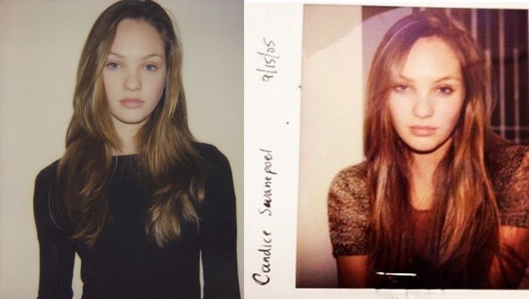 Primeras fotografías de Candice en una agencia de modelos / Foto: Instagram