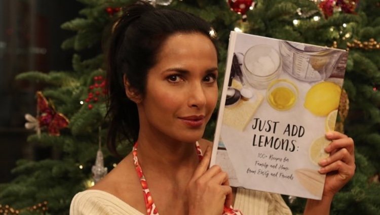Padma Lakshmi y su último libro de cocina / Instagram 