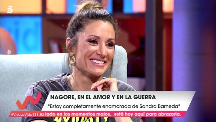Nagore Robles habla de su relación con la presentadora Sandra Barneda de la que está enamoradísima / Fuente: Telecinco