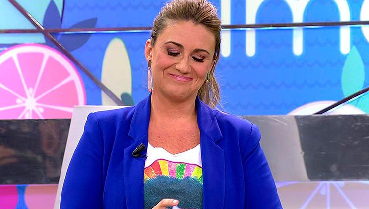 Carlota Corredera se emociona en 'Sálvame' al hablar de su quiste / Telecinco.es