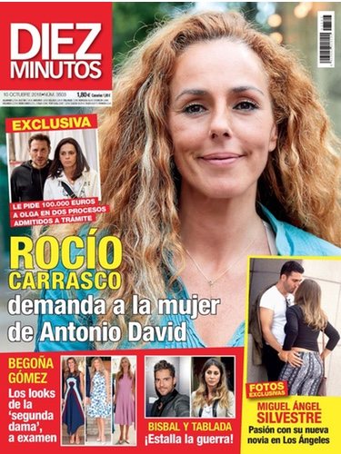 Diez Minutos recoge la exclusiva de la demanda de Rocío Carrasco a Olga Moreno / Fuente: Diez Minutos