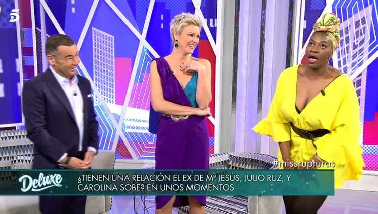María Jesús Ruiz se alegra de la relación de Julio Ruz y Carolina Sobe / Telecinco.es