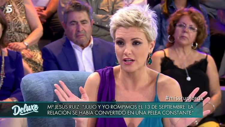 María Jesús Ruiz considera que ha tomado una buena decisión / Telecinco.es
