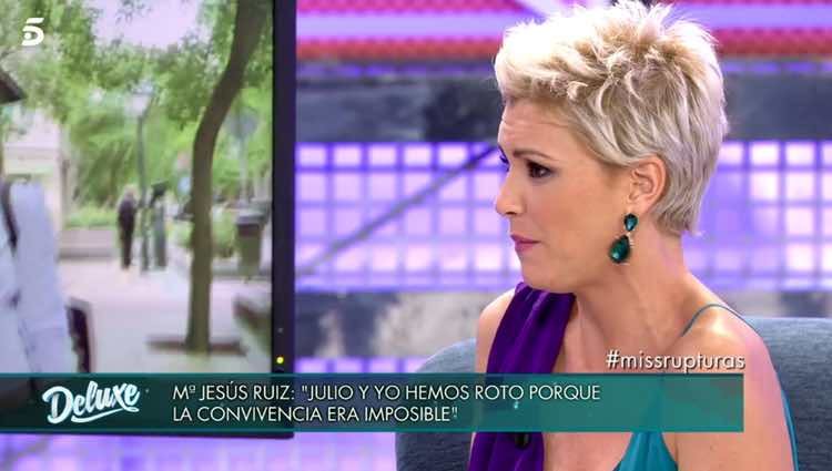 María Jesús Ruiz asegura que la convivencia era imposible / Telecinco.es