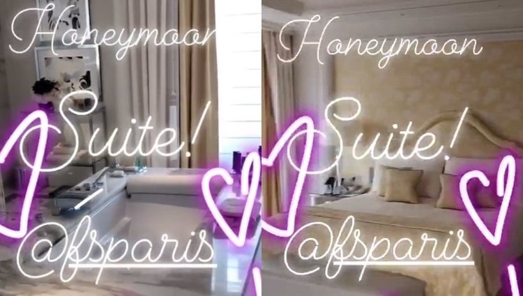 Paltrow quiso hacer un recorrido por la suite de su hotel en París a través de un vídeo que compartió en sus historias - Instagram