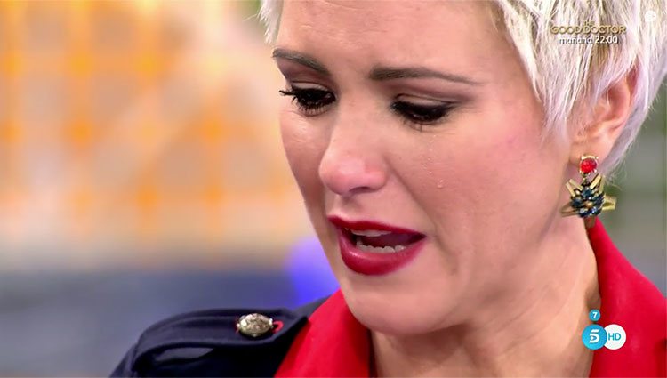 María Jesús Ruiz rompe a llorar en 'Sálvame' / Telecinco.es