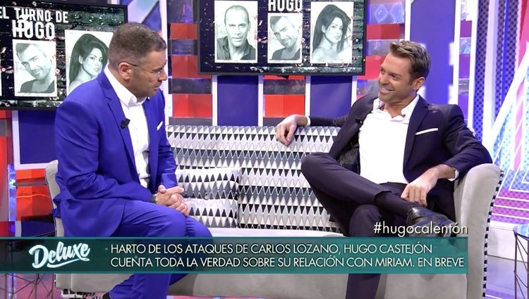 Hugo Castejón en 'Sábado Deluxe' reconoce que entre él y Miriam Saavedra hubo una relación / Fuente: telecinco.es