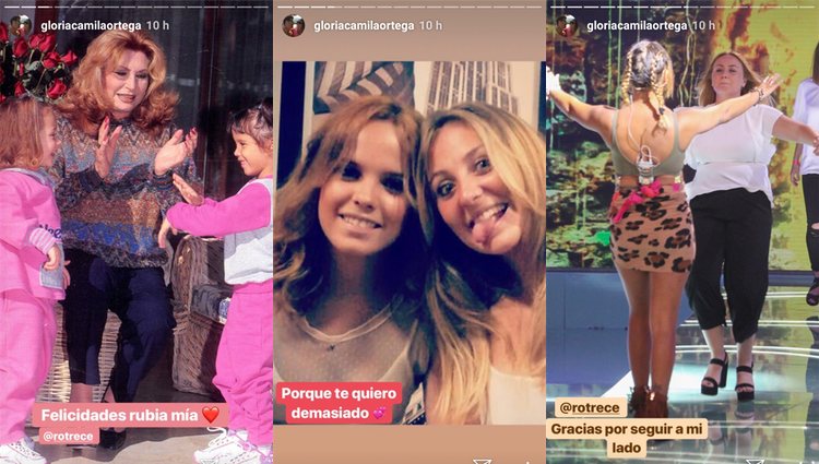 Gloria Camila felicitó a su sobrina a través de Instagram
