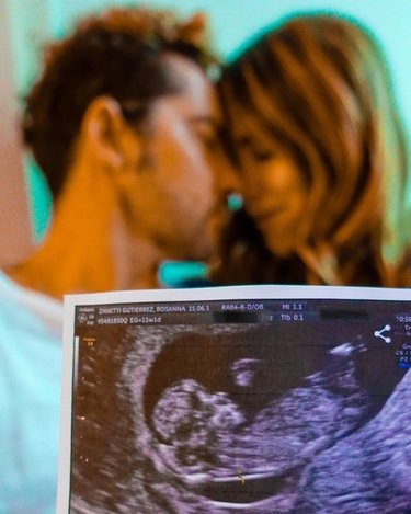 David Bisbal y Rosanna Zanetti anunciando que esperando un hijo/ Foto: Instagram