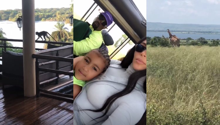 La familia disfrutando del safari / Foto: Instagram
