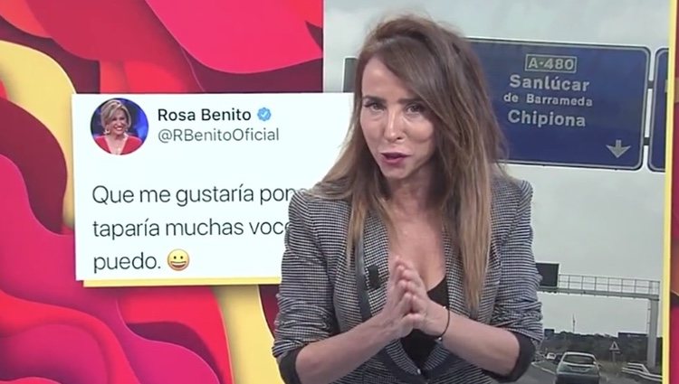 María Patiño se ha mostrado molesta por la actitud de Rosa Benito al ser preguntada - Telecinco.es