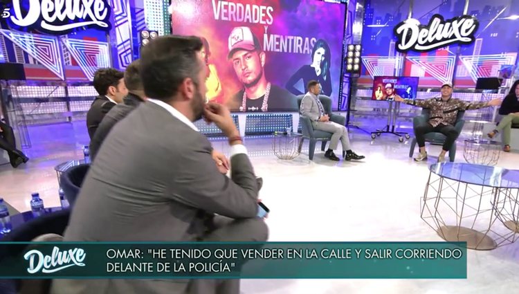Omar Montes reconoció que vendía en la calle cuando era niño / Foto: Telecinco