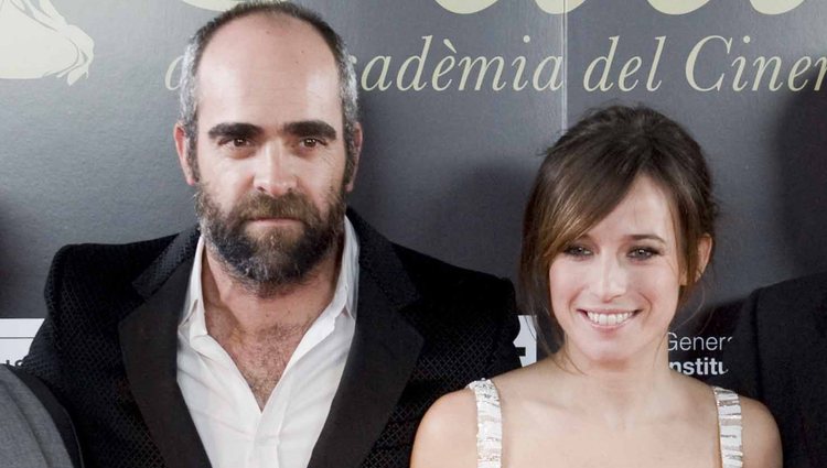 Luís Tosar y Marta Etura en los Premios Gaudí 2012