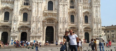 Raquel Sánchez Silva y Mario Biondo disfruran de su luna de miel en Milán