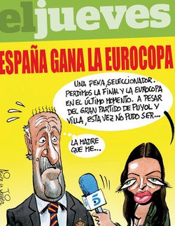 El Jueves se ríe de los lapsus de Sara Carbonero durante la Eurocopa 2012