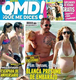 Blanca Cuesta presume de embarazo de vacaciones en Ibiza con Borja Thyssen