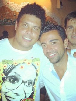 Ronaldo y Xabi en Ibiza