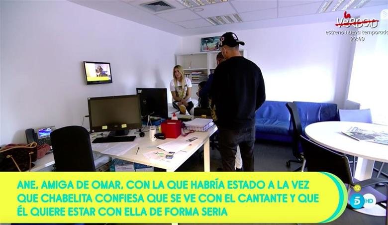 Jorge Javier Vázquez y Omar Montes en el despacho de Ana Rosa Quintana/ Fuente: Telecinco