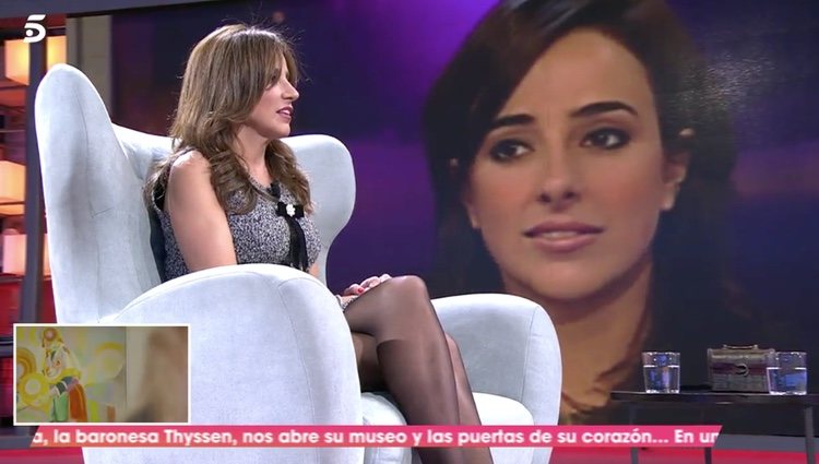 La periodista ha recordado su etapa como presentadora en 'Aquí hay tomate' - Telecinco.es