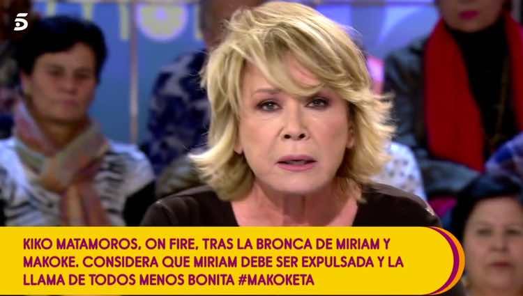 Mila Ximénez arremete contra Kiko Matamoros / Telecinco.es