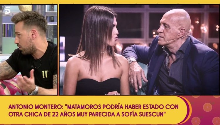 Rafa Mora explicando el enfado de Alejandro Albalá en 'Sálvame' | Foto: Telecinco