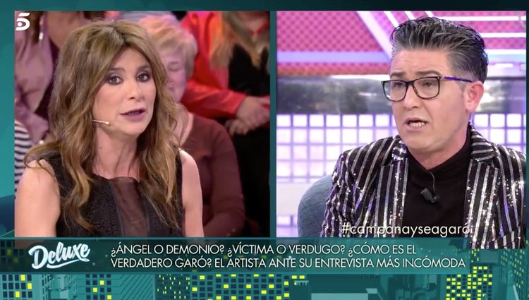 Gema López y Ángel Garó en 'Sábado Deluxe' / Fuente: telecinco.es