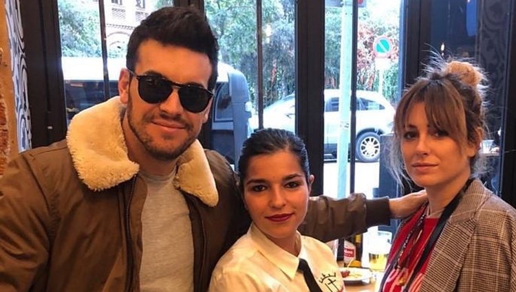 Mario Casas y Blanca Suárez en un restaurante de Madrid/ Foto: Instagram