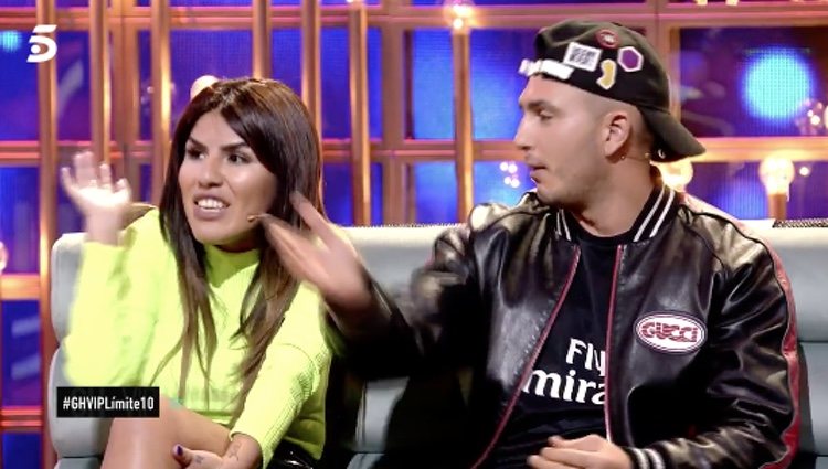 La pareja se ha mostrado enfadada durante el programa - Telecinco.es