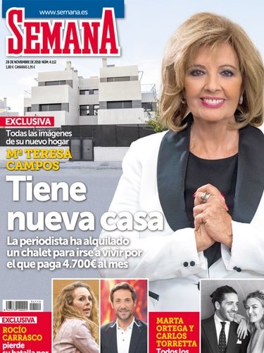María Teresa Campos en la portada de Semana