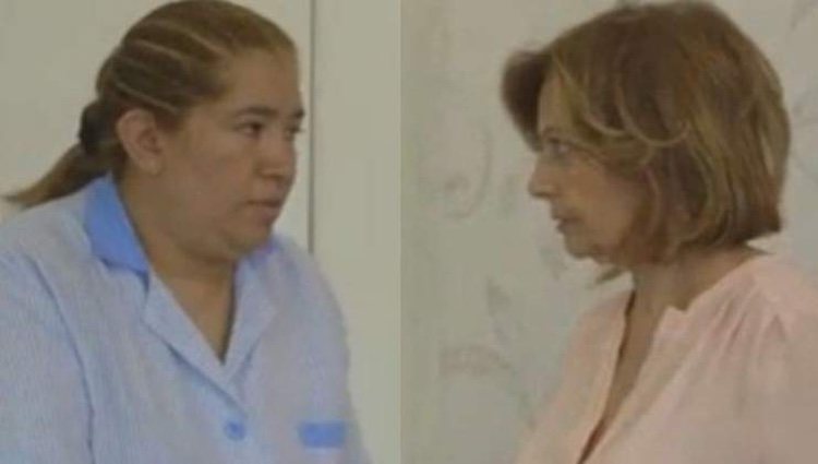 María Teresa Campos y María en un episodio de 'Las Campos'