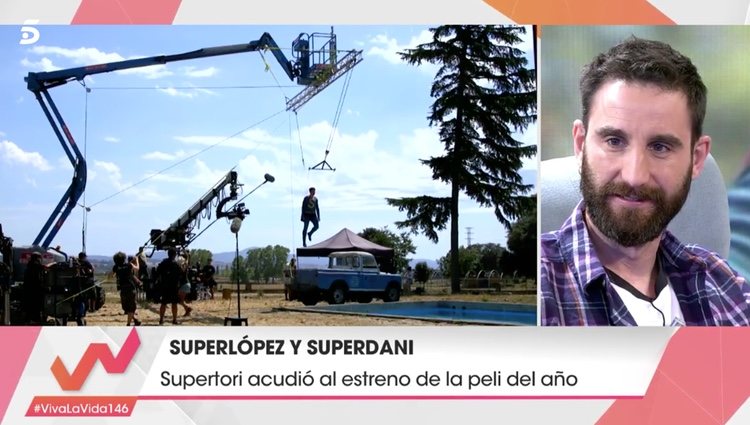 Dani Rovira en 'Viva la vida' hablando sobre 'Superlópez' / Fuente: telecinco.es
