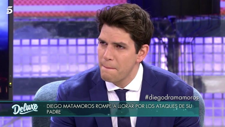 Diego Matamoros se rompe en 'Sábado Deluxe' / Fuente: telecinco.es