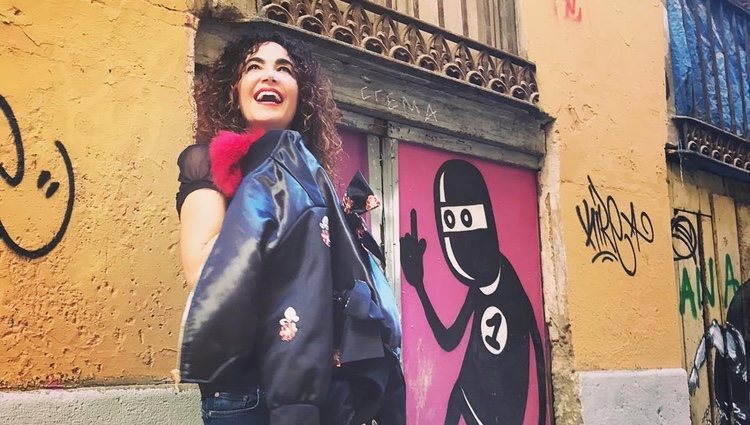 Cristina Rodríguez feliz y sonriente para sus seguidores de Instagram