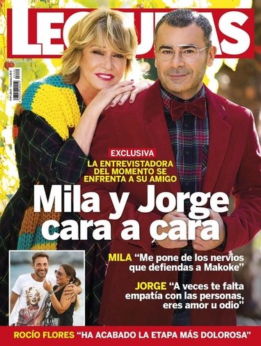 La portada de Mila Ximénez con Jorge Javier Vázquez