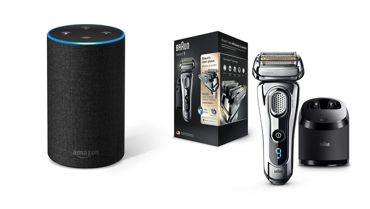 Alexa y Máquina de afeitar