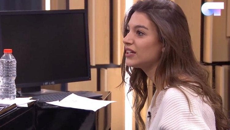 Ana Guerra contando su experiencia / Foto: Canal 24 horas 'OT 2018'