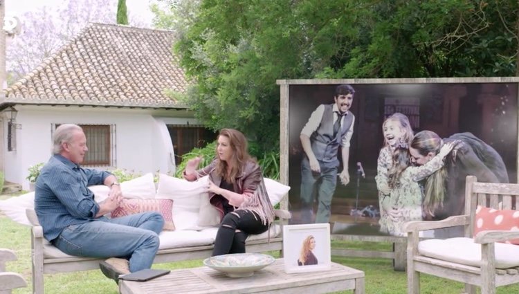 Niña Pastori habla de sus hijas con Bertín Osborne |Foto:Telecinco.es
