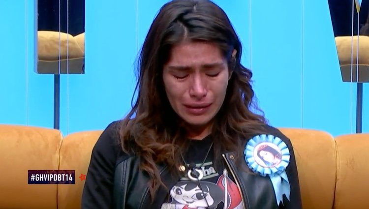 Miriam Saavedra llorando por Koala | Foto: Telecinco.es